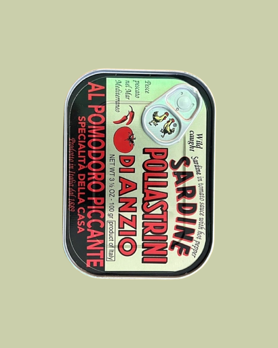 Sardines in Tomato Sauce w. Hot Pepper