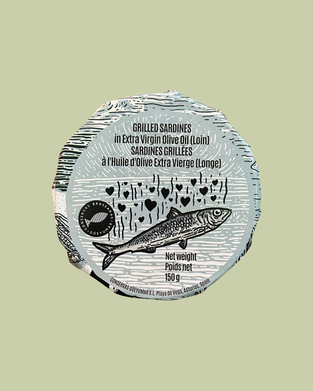 Chargrilled Sardine Loin in Olve Oil