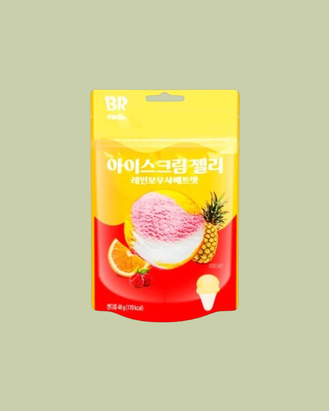 Jelly Candy Rainbow Sherbet (Korea)