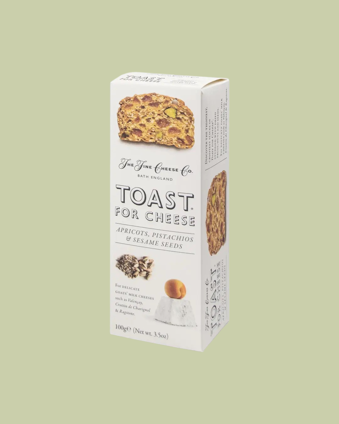 Toast For Cheese Apricots, Pistachios & Sesame Seeds