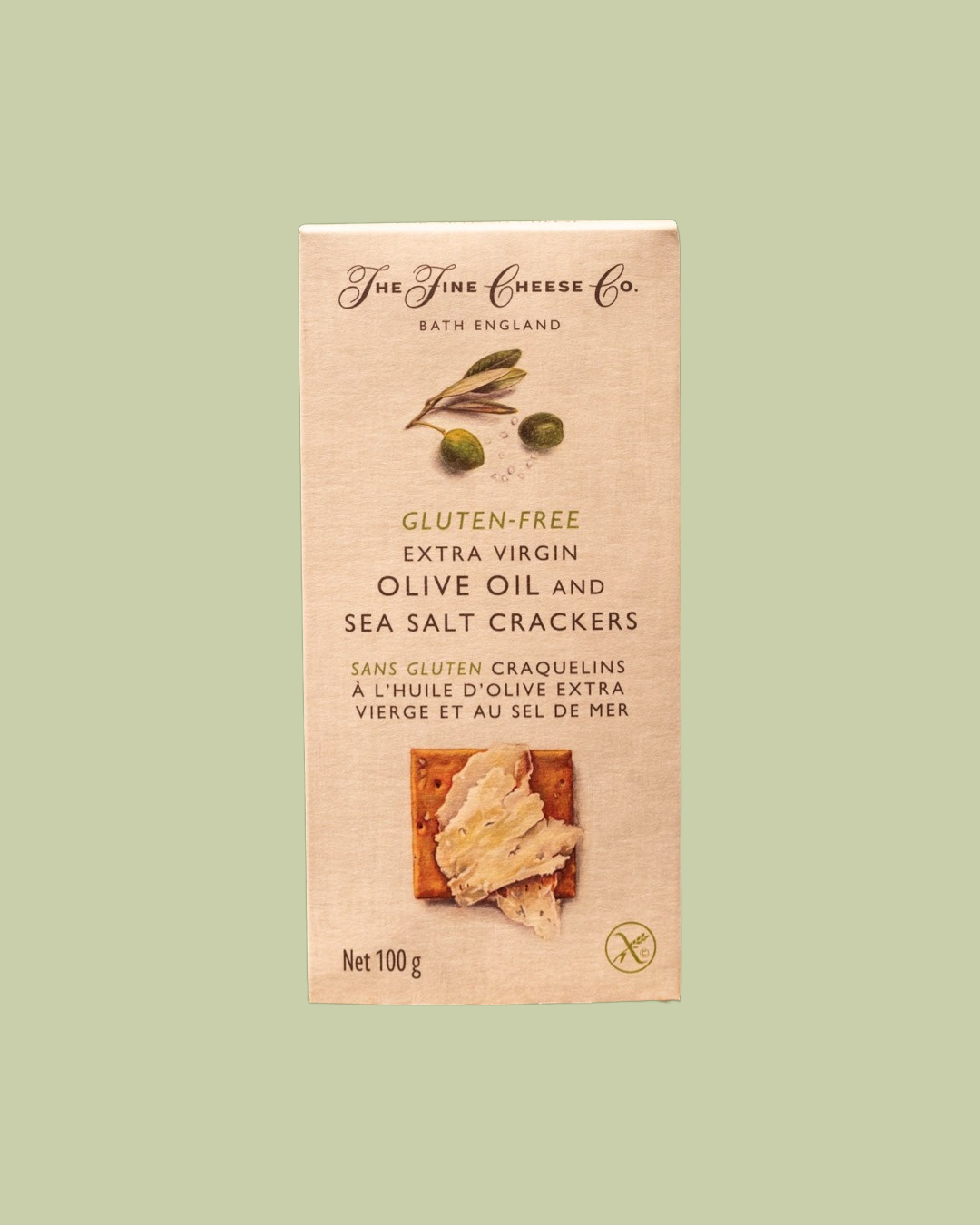 Gluten Free Extra Virgin Olive Oil & Sea Salt Crackers