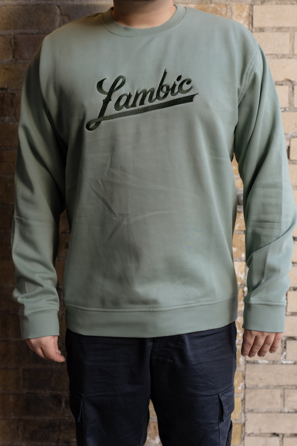 Lambic Crewneck Sweater (Dusty Green)