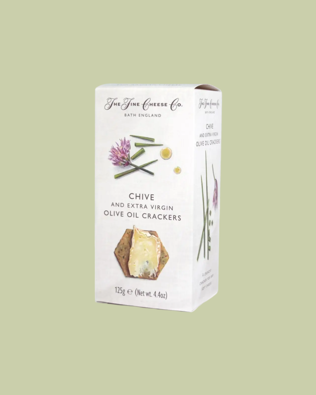 Chive and Extra Virgin Olive Oil Crackers