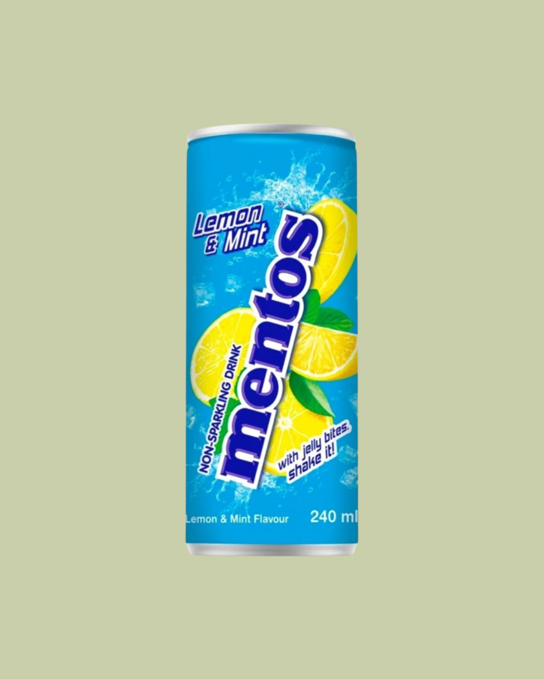 Lemon and Mint Mentos Non-Sparkling Drink