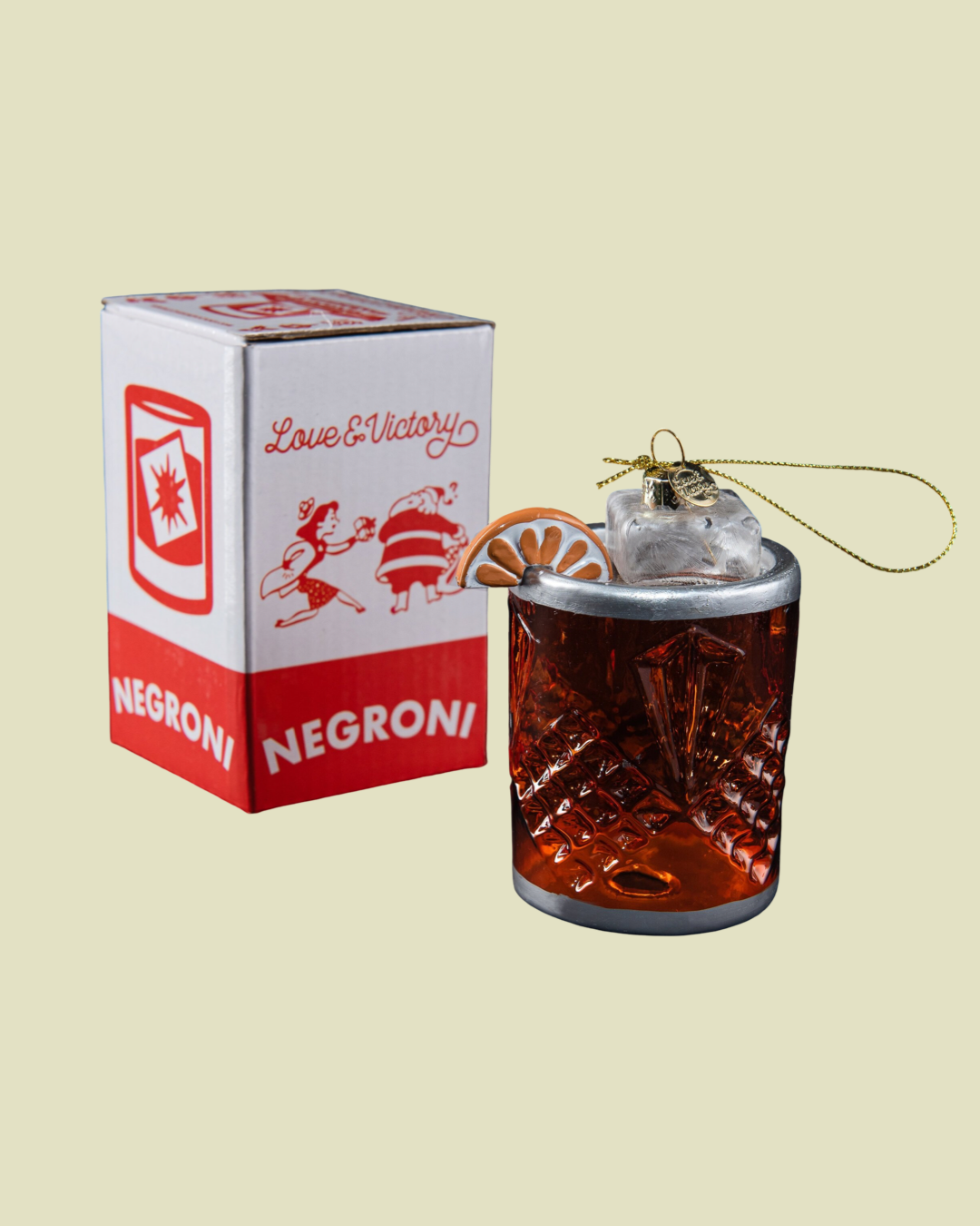 Negroni Glass Ornament
