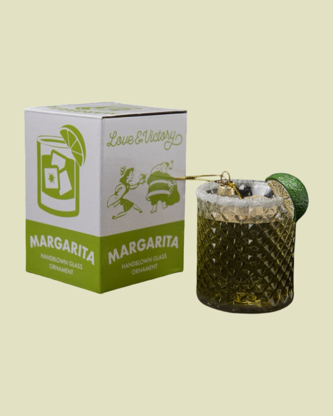 Margarita Glass Ornament