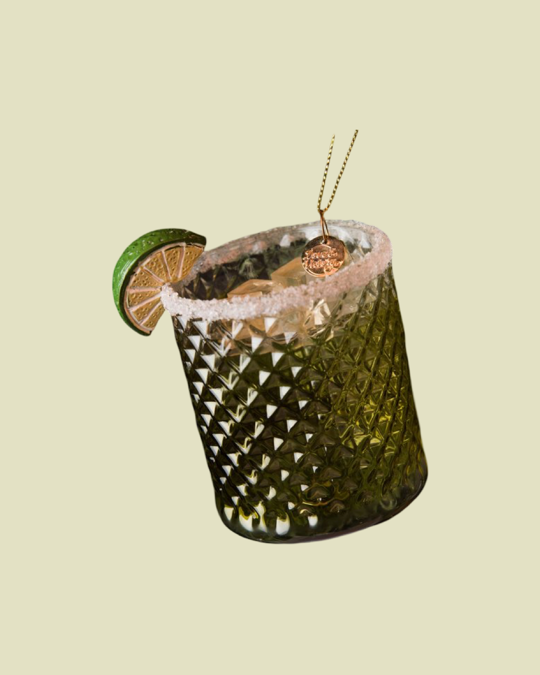 Margarita Glass Ornament
