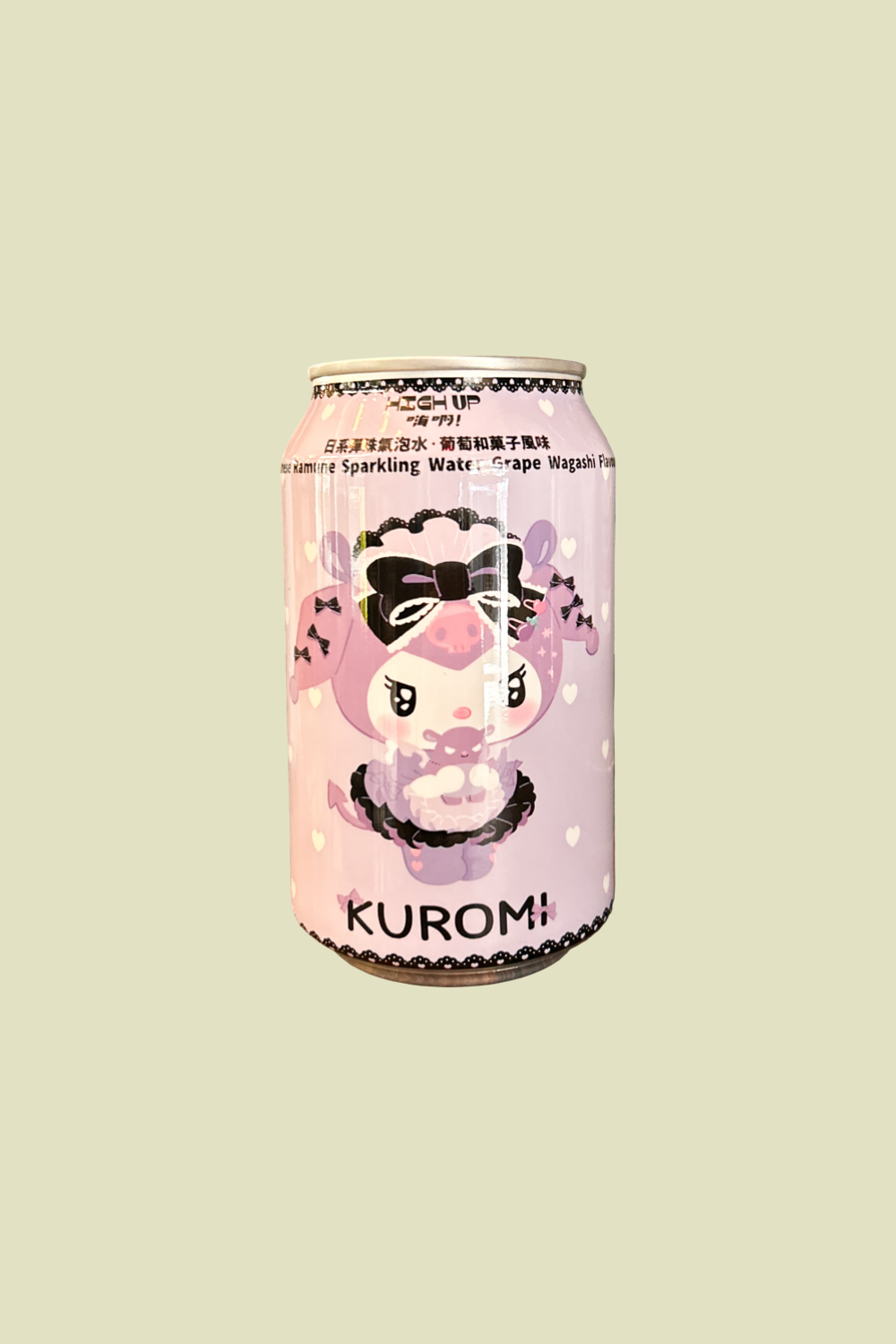 Kuromi Japanese Ramune Sparkling Water Grape Wagashi Flavour (Japan)
