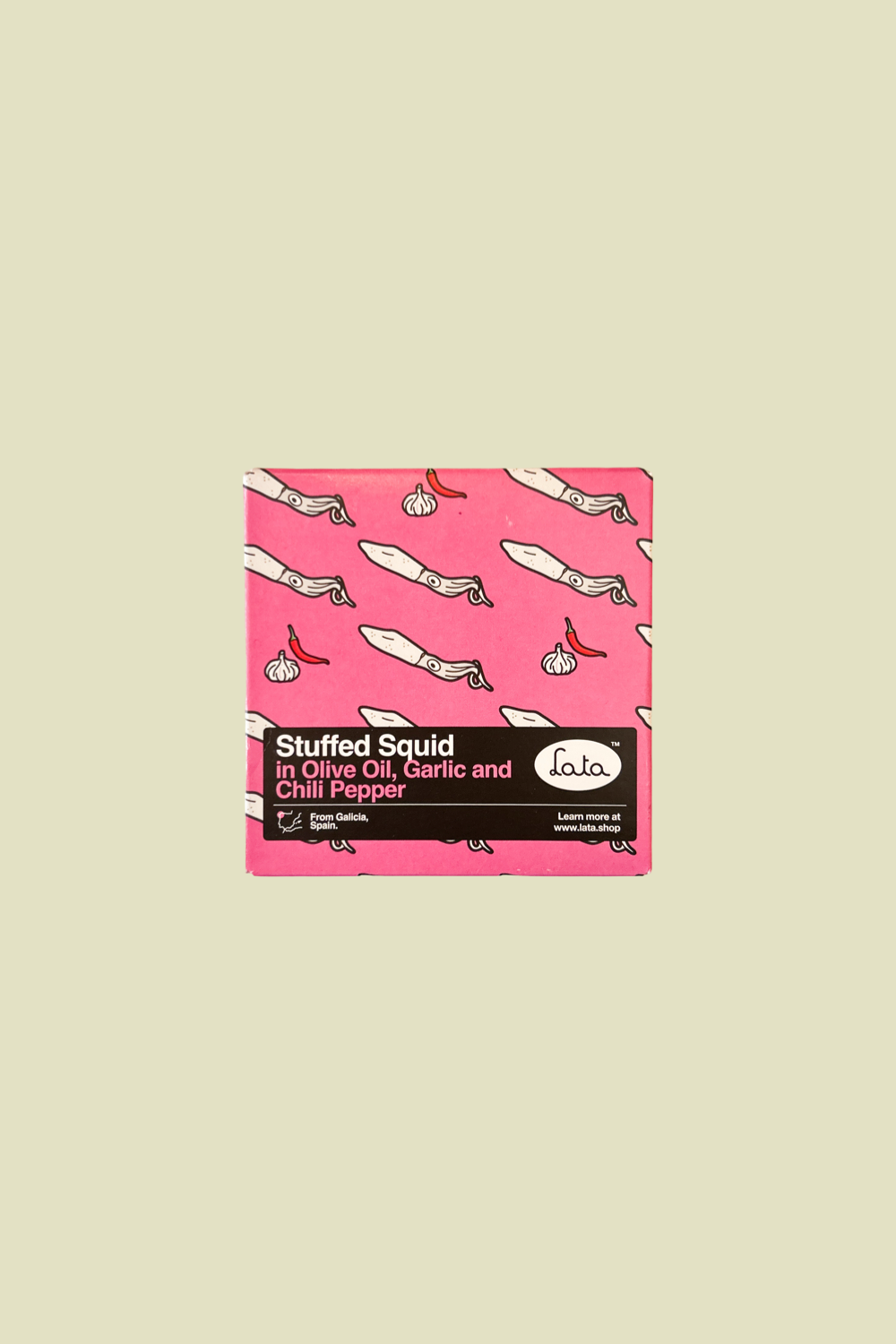 Stuffed Squid in Olive Oil, Garlic and Chili Pepper