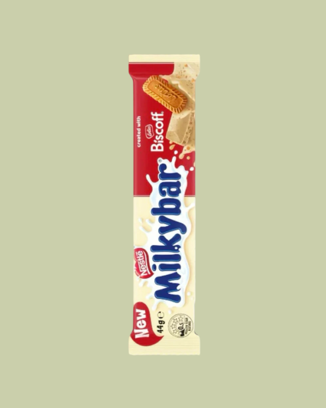 Milkybar w. Biscoff (Australia)