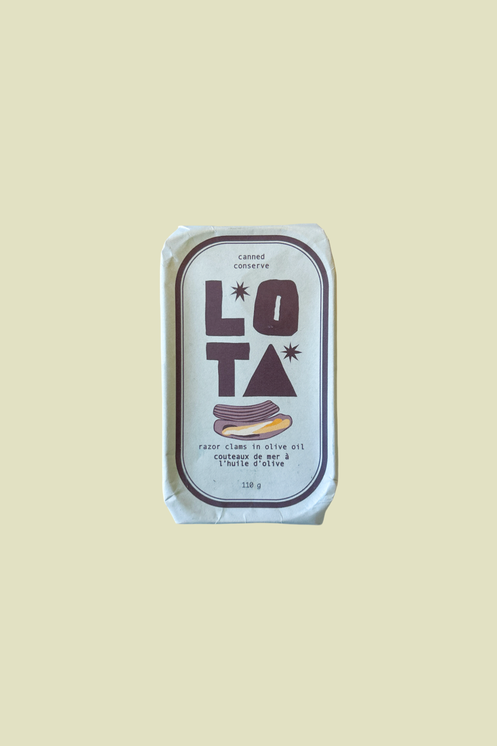 LOTA Razor Clams in Olive Oil