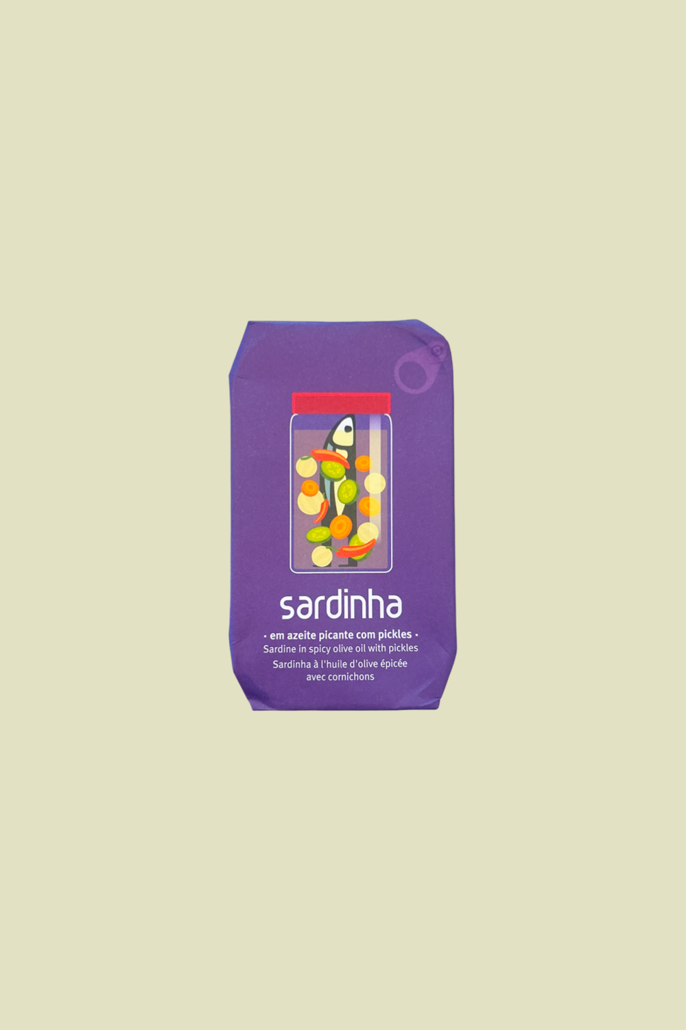 Sardine in Spicy Olive Oil w. Pickles