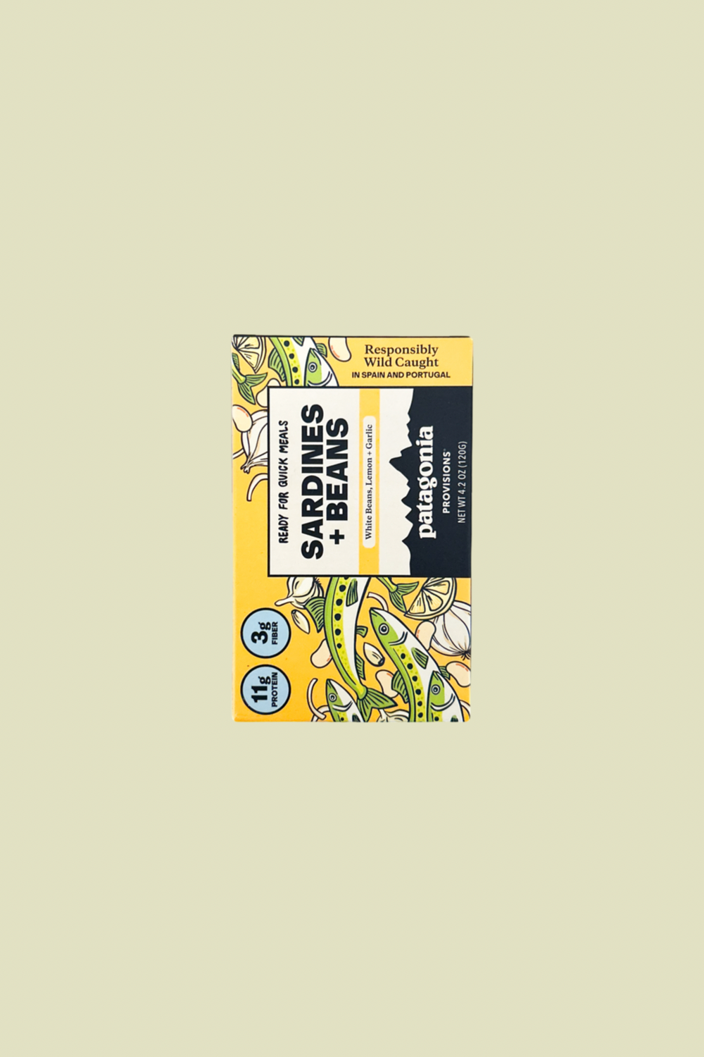 Patagonia Provisions Sardines & Beans (White Beans, Lemon, Garlic, Leeks))