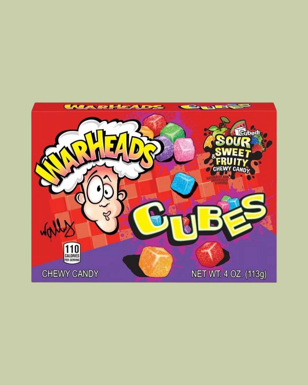 Warheads Chewy Cubes